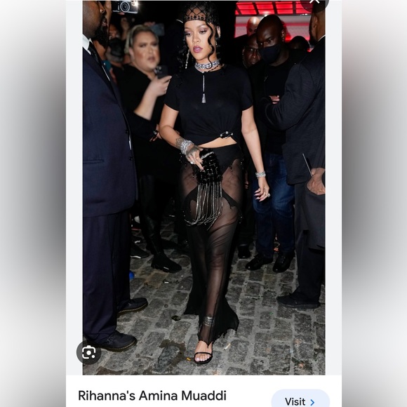 ♠️SOLD♠️ Authentic AMINA MUADDI PALOMA CRYSTAL SLIPPER SANDAL - Picture 13 of 13